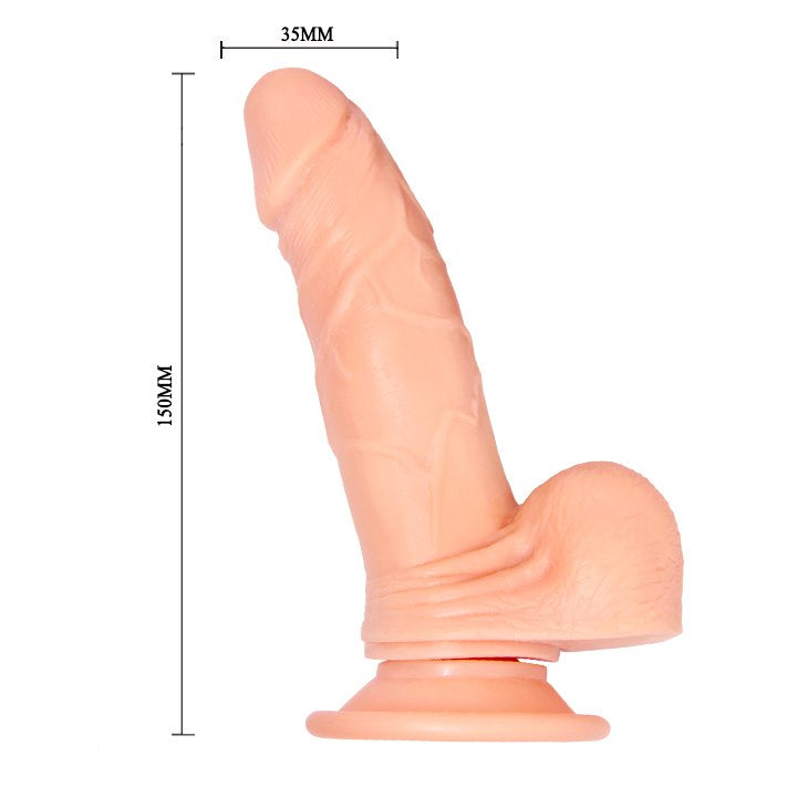 Vibrator Barbara Mark | Ρεαλιστικός Δονητής με βεντούζα 15cm