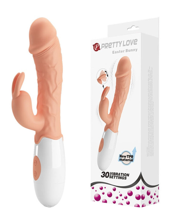 Pretty Love Easter Bunny – Clitoris Vibrator Ρεαλιστικός Δονητής με Διπλή Διέγερση