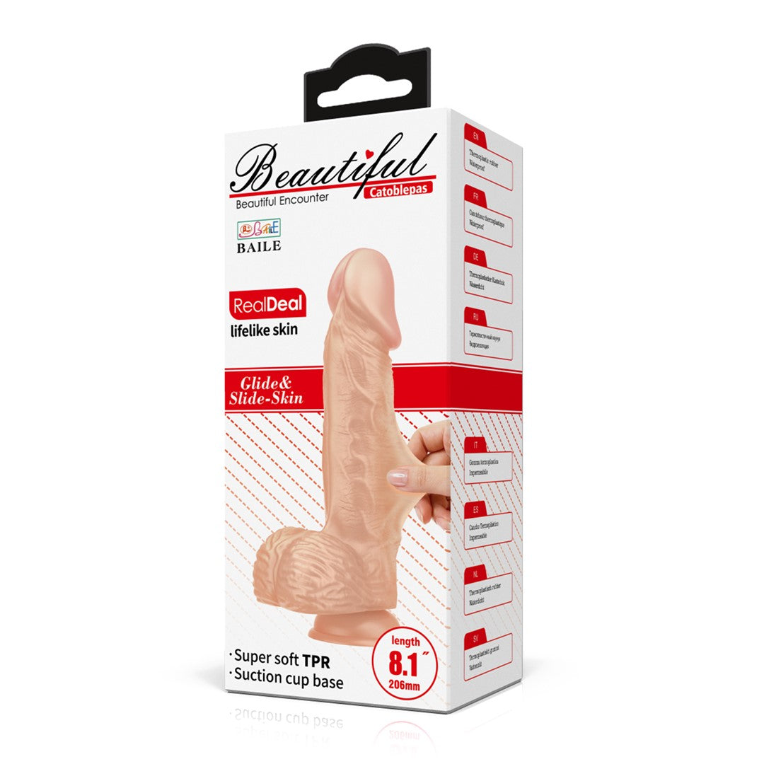 Ρεαλιστικό Dildo Beautiful Catoblepas - Realistic Dildo – LifeLike Skin Natural | 20.6cm