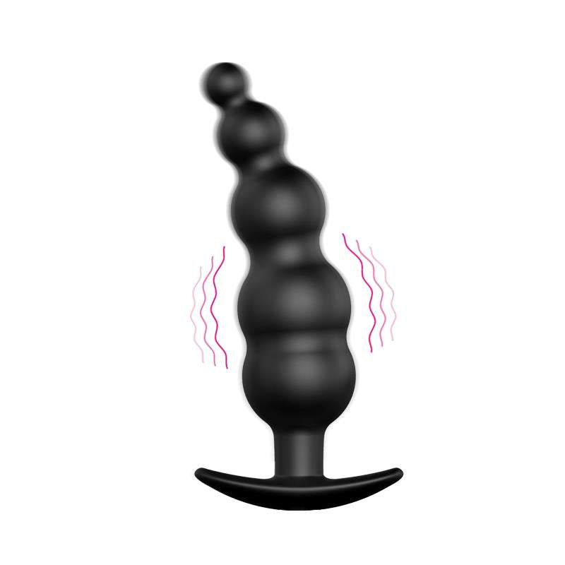 PRETTYLOVE ANAL BUBBLE PLUG VIBRATOR WITH REMOTE BLACK – ΠΡΩΚΤΙΚΗ ΣΦΗΝΑ 12 ΔΟΝΗΣΕΩΝ 12εκ