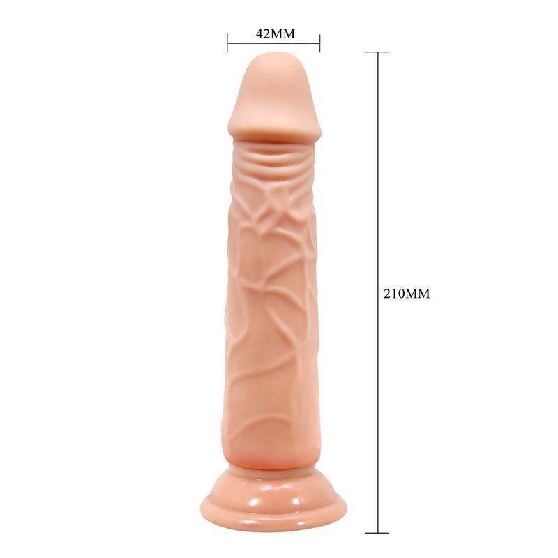 BAILE Dildo Flesh 8.3” – Ρεαλιστικό Dildo με βεντούζα | 21cm